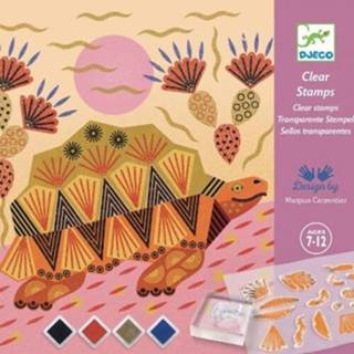 👉 Stempel active Djeco creatief stempelen patronen en dieren 3070900089662