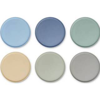 👉 Bord active Liewood borden logan - peppermint multi mix 6st 5713370476737