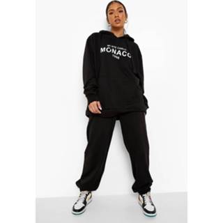 👉 Petite Monaco Trainingspak Met Hoodie, Black