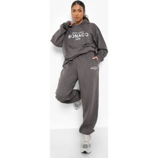 👉 Petite Monaco Trainingspak Met Hoodie, Charcoal