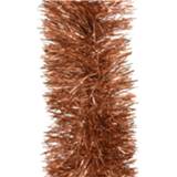 👉 Kerstboom bruin terrabruin kunststof active terra 1x stuks slingers/lametta guirlandes 270 x 10 cm