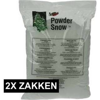 👉 Kunstsneeuw wit kunststof active 2x Zak 4 liter