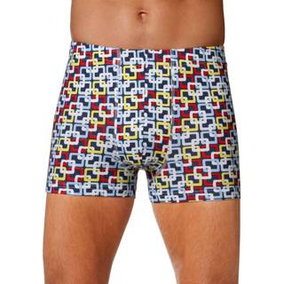 Boxershort katoen allover mannen onderhoudsarm materiaal blauw G Gregory Marine::Rood::Geel 4055706693878