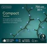 👉 Kerstverlichting twinkle blauw LED lichtsnoer 16 m binnen/buiten