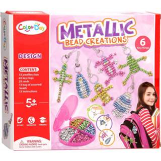 👉 Sleutelhanger active Metallic Kralen Sleutelhangers Maken 3800966031257