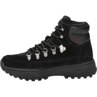 👉 Veterboots suede zwart vrouwen Woden Iris Track 8720251316072 872025131607