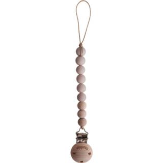 👉 Baby Mushie Fopspeenkoord Cleo Blush 7426999778592