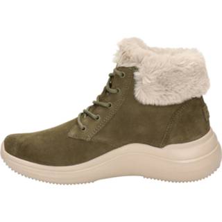 👉 Veterboots suede groen vrouwen Skechers Go Walk 8720251326613