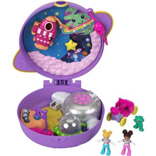 👉 Active Polly Pocket Compacte Speelkoffer Saturnus Ruimteverkenners