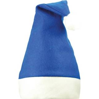 👉 Kerstmuts blauw katoen Benza - 8718998025197
