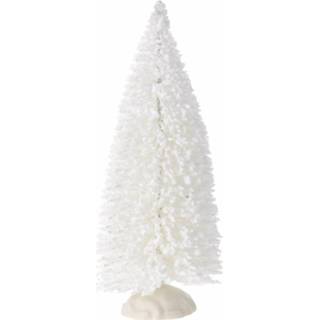 Kerstdorp wit Onderdelen Miniatuur Kerstboompjes 19 Cm - Kerstdorpen 8719538190160