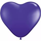 👉 Hartballon paars Hartjes Ballonnen 15 Stuks - 8719538005419