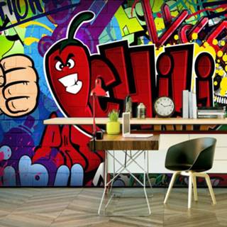 👉 Zelfklevend fotobehang - Chili Out, Graffiti, 490x280, premium print 5903301787937