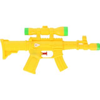👉 Waterpistool geel kunststof kinderen Waterpistool/waterpistolen 29 cm