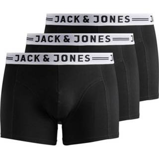 👉 Zwart male mannen JACK & JONES 3-pack Basic Plus Size Boxers Heren 5714909528699
