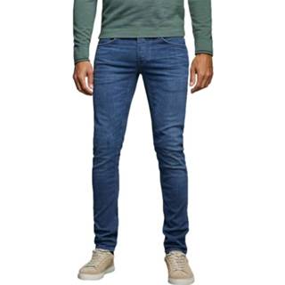 👉 Slim jean male blauw Riser jeans