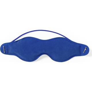 Oogmasker blauw nylon volwassenen Verkoelend