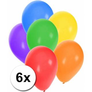Ballon multikleur Gekleurde Ballonnen 6 Stuks 8718758938439