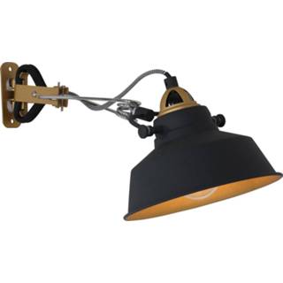 👉 Industriele wandlamp zwart medium Lightning - 1-lclip 8712746114720