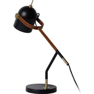 👉 Bureau lamp goud a++ zwart metaal Bureaulamp Waylon in retrodesign