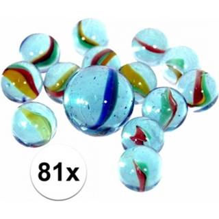 👉 Glazen knikker glas x multikleur 324 Knikkers, Vier Keer Een Halve Kilo - Buitenspeelgoed Knikkeren 8720147385601