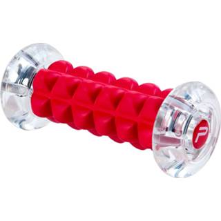 👉 Rood rubber Pure2improve Voetmassageroller Crystal 17 X 7 Cm 8719407013927