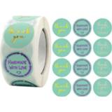 👉 Envelop active 5 Rolls Hot Stamping Dank U Sticker Seal Commodity Gift Decoratie Label, Maat: 2,5 cm/1 inch (TC-05)