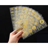 👉 Poststempel active 10 Sets XCTJTZ Kleurrijke HUISDIER Hot Stamping Sticker Retro Engels Zegen Hand Account Decoratie Sticker, stijl Willekeurige Levering