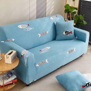 👉 Sofa elastische antislip active Double Seat Four Seasons Full Coverage Cover (Ocean Sentiment)