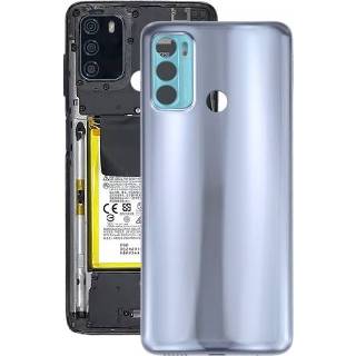 👉 Batterij grijs active Back Cover voor Motorola Moto G60/Moto G40 Fusion PANB0001IN PANB0013IN PANB0015IN PANV0001IN PANV0005IN PANV0009IN (Grijs)