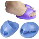 👉 Kachelpijp hemelsblauw active Bekken Voorwaartse Correctie Halve Palm Pantoffels Massage Billen Yoga Schoenen, Maat: 14.5x10.5cm (Hemelsblauw)