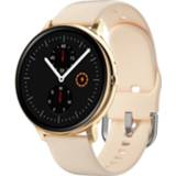 👉 Smartwatch goud active Q71 1,28 inch TFT-scherm IP67 waterdicht smartwatch, ondersteuning voor Bluetooth-oproep / hartslagbewaking bloeddrukbewaking (goud)