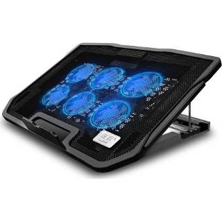 👉 Radiator zwart active NUOXI H9 Notebook Computer Base Fan Bracket Pad (zwart)