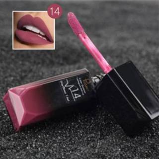 👉 Lipglos active Waterdichte lipgloss matte lippenstift cosmetica make-up naakt (14 #)