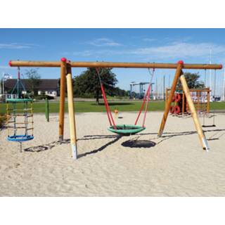 👉 Hout unisize Huck Multi-Swing systeem gemaakt van Douglas hout, Ophanghoogte 200 cm