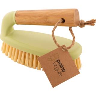 👉 Handvat houtkleurig bruin Point-Virgule Schuurborstel Bamboo 5420059828069 1608201357412
