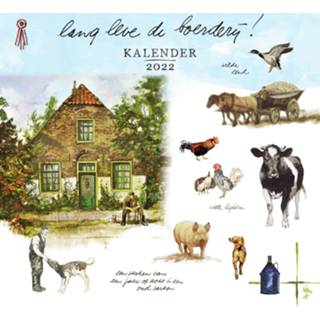 👉 Kalender multi papier Dieren 2022 boerderijdieren 30 cm