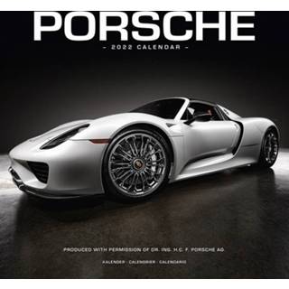 👉 Kalender multi papier Auto/sportauto 2022 Porsche 30 cm