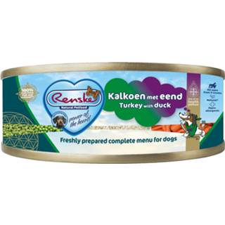 Hondenvoer blik Renske Vers Gestoomd Puppy 95 g - Kalkoen&Eend 8720604240085