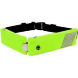 👉 Heuptas fluorescerend groen active 2 STKS Lichtgewicht Sport Met Twee Zakken Running Riding Waterdichte Mobiele Telefoon Tas (Fluorescerend Groen)