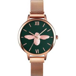 👉 Quartz horloge groen active vrouwen Skmei 9212 Fashion Lady student vrouwelijk temperament waterdicht magnetisch zuignet riem (groen)