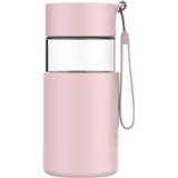 👉 Glazen fles roze active Originele Xiaomi Youpin Fun Home draagbare fles, capaciteit: 350 ml (roze)