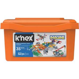 👉 Oranje K'nex Click En Construct Value Bouwset 522-delig - 744476180254