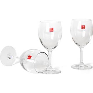 👉 Wijnglas glas 3x Stuks Wijnglazen Van 260 Ml - 8004360043471