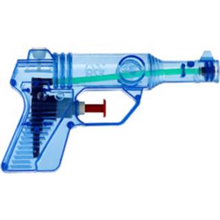 👉 Waterpistool blauw kunststof kinderen Waterpistool/waterpistolen 13 cm