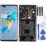 👉 Digitizer zwart active Origineel LCD-scherm en volledige montage met frame voor Huawei Mate 40 Pro (zwart)