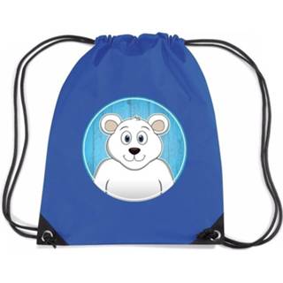 👉 Rugtas kinderen Ijsberen / Gymtas Voor - Gymtasje Zwemtasje 8719538527614