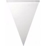 👉 Vlaggenlijn Blanco Vlaggetjes 42 Stuks - Feestslingers 8718758977124