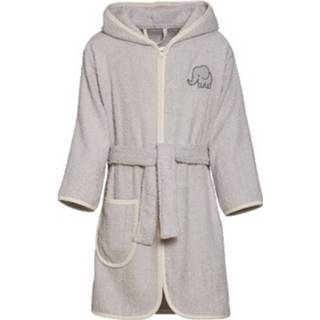 👉 Badjas grijze kinderen Badjas/ochtendjas Olifant Borduursel Voor 98/104 (4-5 Jr) - Badjassen 8720147049831