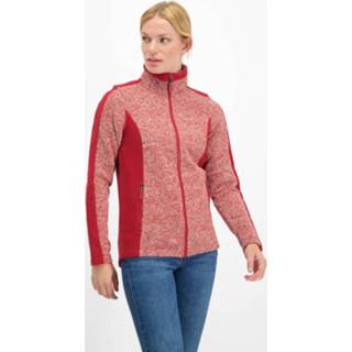 👉 Fleece vest polyester vrouwen Donker Rood Jose - Dames 8718451494652